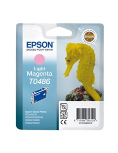 CARTUCCIA MAGENTA-CHIARO STYLUS P.TO R200/220/300/320 RX500/600/620 BLIS. RS C13T04864010 EPSON INKJET