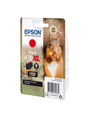 CARTUCCIA INCHIOSTRO ROSSO 478XL SCOIATTOLO C13T04F54010 EPSON PRODOTTI PER STAMPANTI GRAFICHE