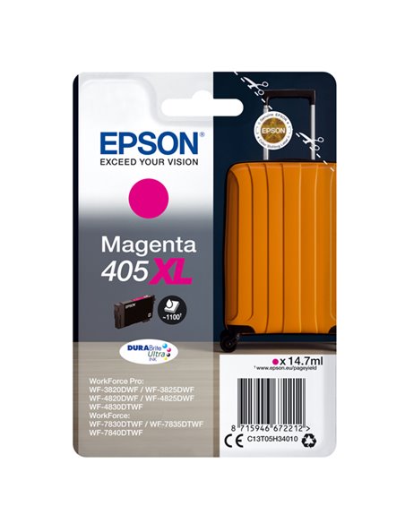 Cartucce di inchiostro Epson Magenta serie 405XL C13T05H34010 EPSON INKJET