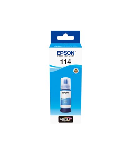 Epson EcoTank 114 Pigmento Ciano_70ML C13T07B240 EPSON INKJET