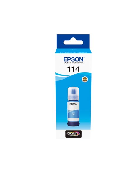 Epson EcoTank 114 Pigmento Ciano_70ML C13T07B240 EPSON INKJET