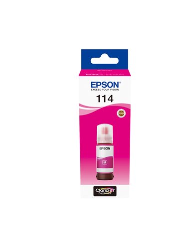 Epson EcoTank 114 Pigmento Magenta_70ML C13T07B340 EPSON INKJET