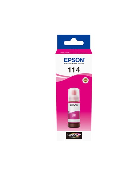 Epson EcoTank 114 Pigmento Magenta_70ML C13T07B340 EPSON INKJET