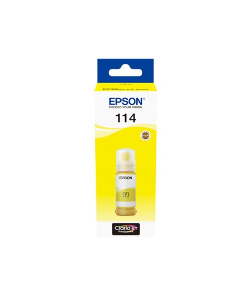 Epson EcoTank 114 Pigmento Giallo_70ML C13T07B440 EPSON INKJET