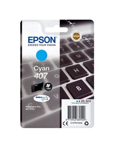 Cartuccia Epson Ciano 407L 38,1 ML C13T07U240