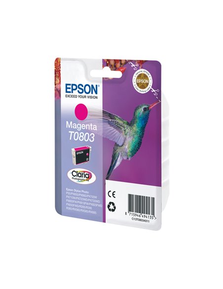 CARTUCCIA MAGENTA STYLUS PHOTO R265 R360 BLISTER RS C13T08034011 EPSON INKJET