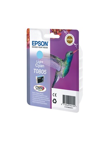 CARTUCCIA CIANO-CHIARO STYLUS PHOTO R265 R360 BLISTER RS C13T08054011 EPSON INKJET