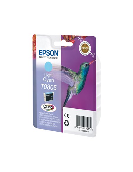 CARTUCCIA CIANO-CHIARO STYLUS PHOTO R265 R360 BLISTER RS C13T08054011 EPSON INKJET