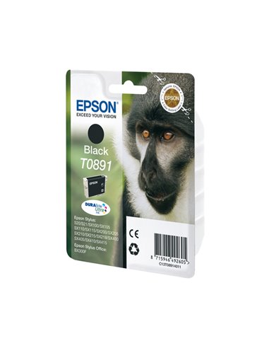 CARTUCCIA INCHIOSTRO A PIGMENTI NERO EPSON DURABRITE ULTRA BLISTER RS C13T08914011 EPSON INKJET