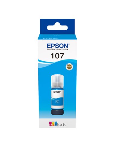 Epson Cartuccia EcoTank 107 Ciano C13T09B240 EPSON INKJET