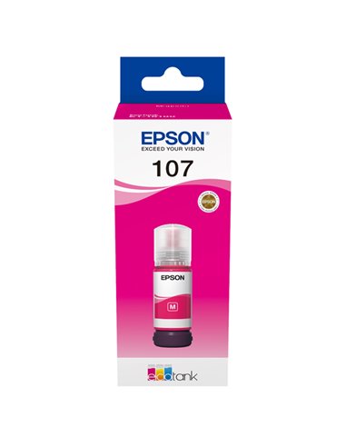Epson Cartuccia EcoTank 107 Magenta C13T09B340 EPSON INKJET