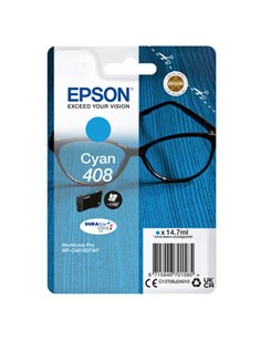 Epson Cartuccia DURABrite Ultra, 408 Ciano C13T09J24010 EPSON PRODOTTI PER STAMPANTI GRAFICHE