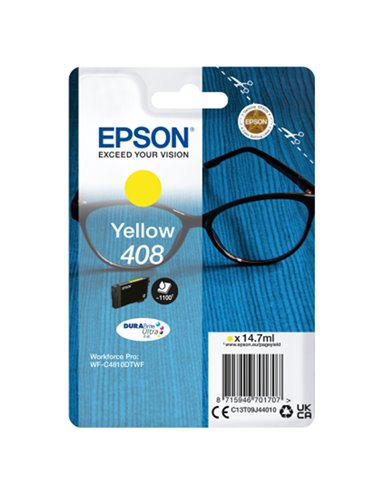 Epson Cartuccia DURABrite Ultra, 408 Giallo C13T09J44010 EPSON PRODOTTI PER STAMPANTI GRAFICHE
