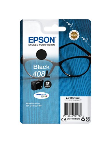 Epson Cartuccia DURABrite Ultra, 408L Nero C13T09K14010 EPSON PRODOTTI PER STAMPANTI GRAFICHE