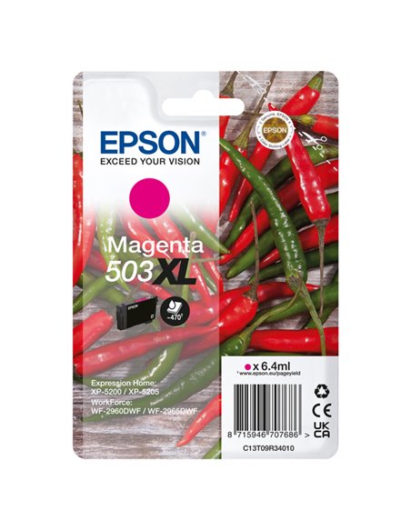 Epson Cartuccia Peperoncino 503XL Magenta 6,4 ml C13T09R34010 EPSON INKJET