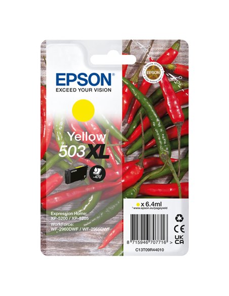Epson Cartuccia Peperoncino 503XL Giallo 6,4 ml C13T09R44010 EPSON INKJET