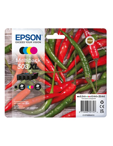 Epson Multipack 503XL Peperoncino BK/C/M/Y C13T09R64010 EPSON INKJET