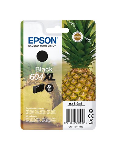 Epson Cartuccia 604XL Ananas Nero 8,9 ml C13T10H14010 EPSON INKJET