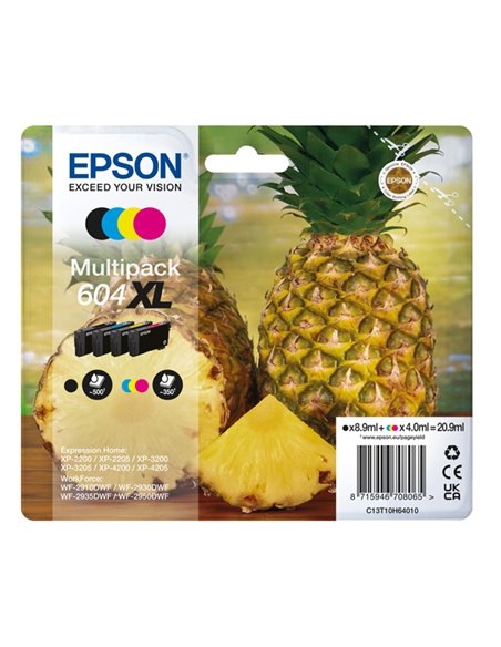 Eposn Multipack 604XL Ananas BK/C/M/Y C13T10H64010 EPSON INKJET