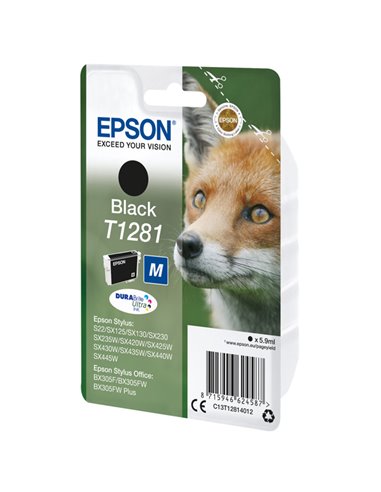 CARTUCCIA NERO S22 SX125 SX420W BX305F C13T12814012 EPSON INKJET