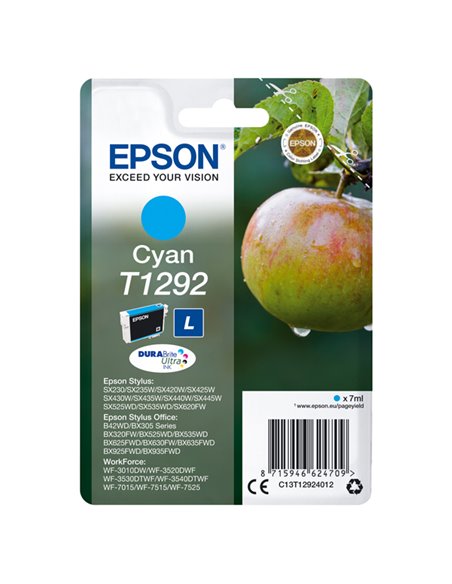 CARTUCCIA CIANO SX420W BX305F BX320FW C13T12924012 EPSON INKJET
