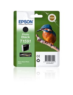 CARTUCCIA NERO-FOTO EPSON ULTRACHROME HI-GLOSS SERIE MARTIN PESCATORE TAGLIA XL C13T15914010 EPSON INKJET