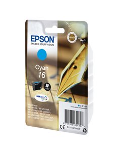CARTUCCIA A PIGMENTI CIANO EPSON DURABRITE ULTRA, SERIE 16/PENNA E CRUCIVERBA C13T16224012 EPSON INKJET