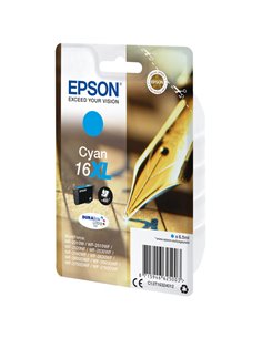 CARTUCCIA A PIGMENTI CIANO EPSON DURABRITE ULTRA, SERIE 16XL/PENNA E CRUCIVERBA C13T16324012 EPSON INKJET