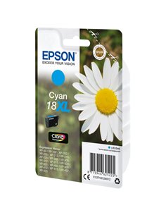 CARTUCCIA CIANO EPSON CLARIA HOME SERIE 18XL/MARGHERITA IN CONF. BLISTER RS C13T18124012 EPSON INKJET
