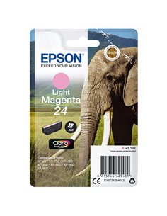 CARTUCCIA MAGENTA-CHIARO CLARIA PHOTO HD SERIE 24 ELEFANTE C13T24264012