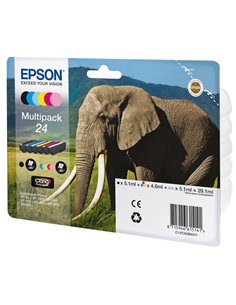 MULTIPACK 6-COLORS 24 CLARIA PHOTO HD INK C13T24284011 EPSON INKJET 2