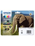 MULTIPACK 24XL N.6 CARTUCCE SERIE 24XL/ELEFANTE NERO CIANO MAGENTA GIALLO C13T24384011