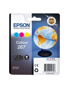 CARTUCCIA INCHIOSTRO COLORI 267 GLOBE C13T26704010 EPSON PRODOTTI PER STAMPANTI GRAFICHE