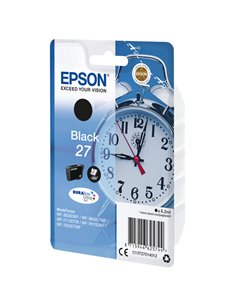 CARTUCCIA INCHIOSTRO NERO DURABRITE ULTRA, SERIE 27/SVEGLIA C13T27014012 EPSON PRODOTTI PER STAMPANTI GRAFICHE