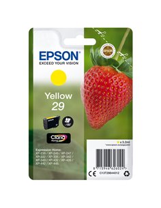 CARTUCCIA INCHIOSTRO GIALLO SERIE 29 FRAGOLA T2984 C13T29844012 EPSON PRODOTTI PER STAMPANTI GRAFICHE