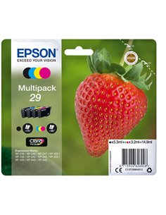 CONF. 4 CARTUCCE INK 1 X COLORE SERIE 29 FRAGOLA C13T29864012 EPSON PRODOTTI PER STAMPANTI GRAFICHE