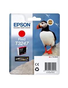 CARTUCCIA ROSSO T3247 PER SURECOLOR P-400 C13T32474010 EPSON INKJET
