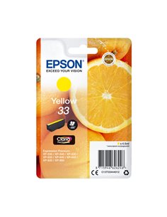 CARTUCCIA INCHIOSTRO GIALLO SERIE 33 ARANCIA T3344 C13T33444012 EPSON PRODOTTI PER STAMPANTI GRAFICHE