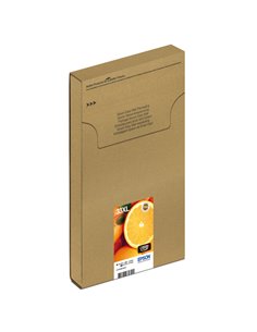 CONF. 5 CARTUCCE INK XL MULTIPACK 1 PER COLORE 33 ARANCE EASY MAIL C13T33574510 EPSON PRODOTTI PER STAMPANTI GRAFICHE
