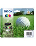 CONF. 4 CARTUCCE INK MULTIPACK 1 PER COLORE 34 PALLINA DA GOLF C13T34664010
