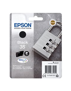 CARTUCCIA INCHIOSTRO NERO SERIE 35 LUCCHETTO T3581 C13T35814010 EPSON PRODOTTI PER STAMPANTI GRAFICHE