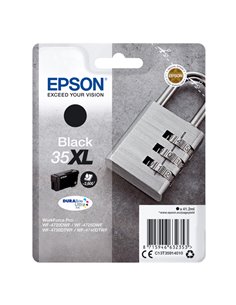 CARTUCCIA INCHIOSTRO NERO SERIE 35XL LUCCHETTO T3591 C13T35914010 EPSON PRODOTTI PER STAMPANTI GRAFICHE
