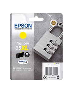 CARTUCCIA INCHIOSTRO GIALLO SERIE 35XL LUCCHETTO T3594 C13T35944010 EPSON PRODOTTI PER STAMPANTI GRAFICHE