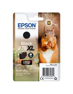 CARTUCCIA INCHIOSTRO NERO 378XL SCOIATTOLO C13T37914010 EPSON PRODOTTI PER STAMPANTI GRAFICHE