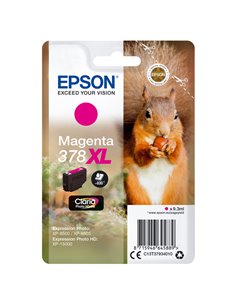 CARTUCCIA INCHIOSTRO MAGENTA 378XL SCOIATTOLO C13T37934010 EPSON PRODOTTI PER STAMPANTI GRAFICHE