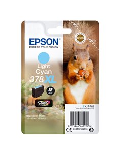 CARTUCCIA INCHIOSTRO CIANO CHIARO 378XL SCOIATTOLO C13T37954010 EPSON PRODOTTI PER STAMPANTI GRAFICHE