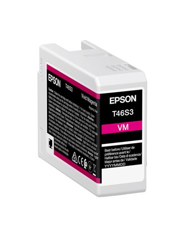 Epson Cartuccia Vivid Magenta T46S3 per UltraChrome Pro 10 _25ml C13T46S30N EPSON INKJET