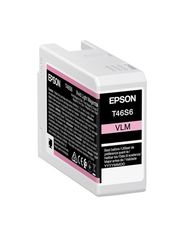 Epson Cartuccia Vivid Magenta chiaro T46S6 per UltraChrome Pro 10 _25ml C13T46S60N EPSON INKJET