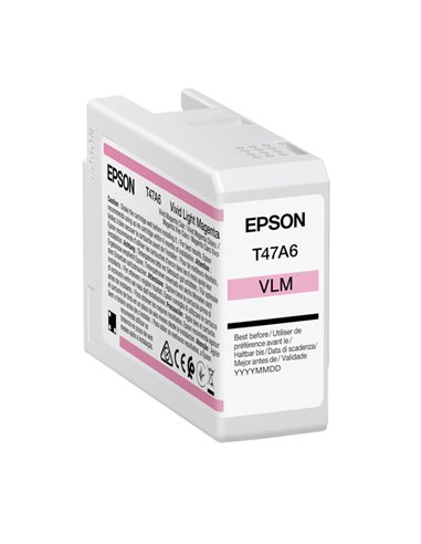 Epson Cartuccia Vivid Magenta T47A6 per UltraChrome Pro 10 _50ml C13T47A60N EPSON INKJET