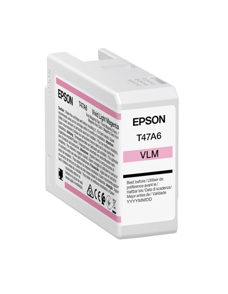 Epson Cartuccia Vivid Magenta T47A6 per UltraChrome Pro 10 _50ml C13T47A60N EPSON INKJET